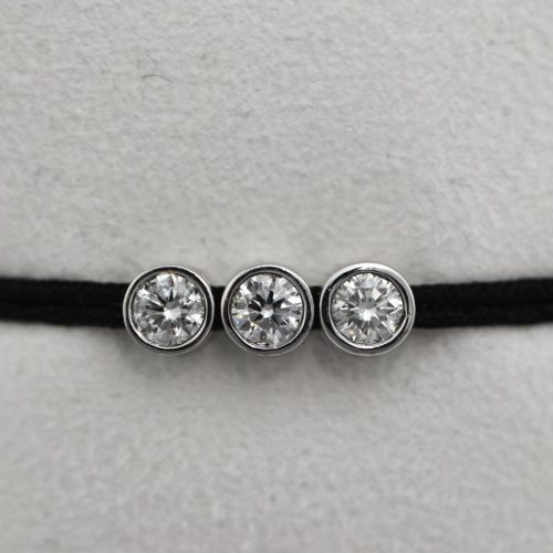 Schwarz Trio Armband 0.60ct (3x 0.20ct)