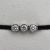 Schwarz Trio Armband 0.60ct (3x 0.20ct)