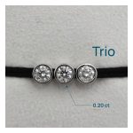 Schwarz Trio Armband 0.60ct (3x 0.20ct)