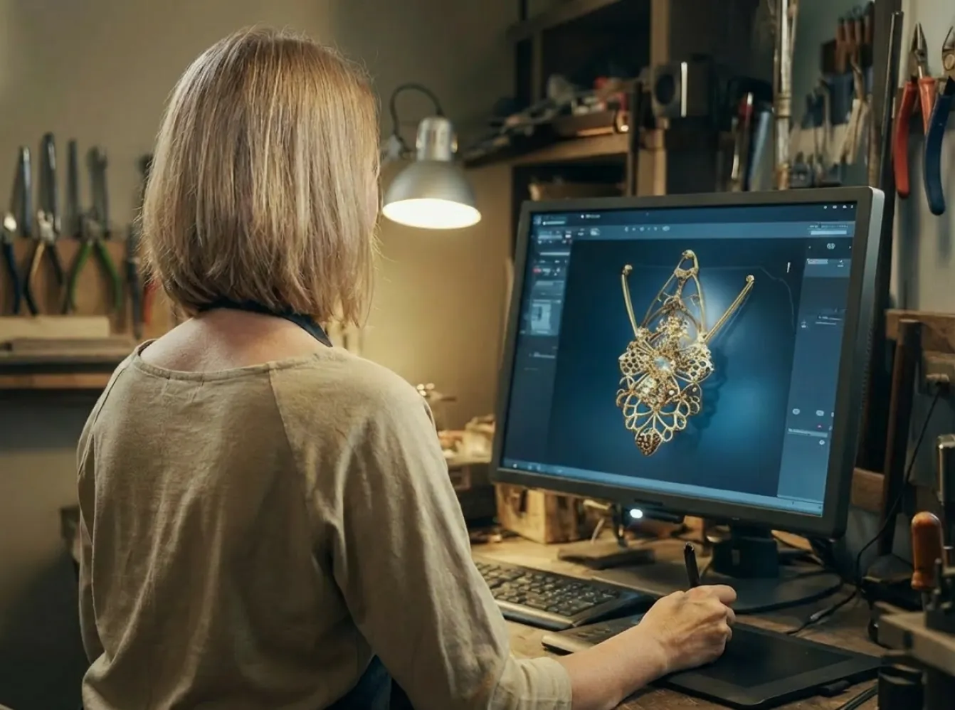 Design von individuellem Schmuck